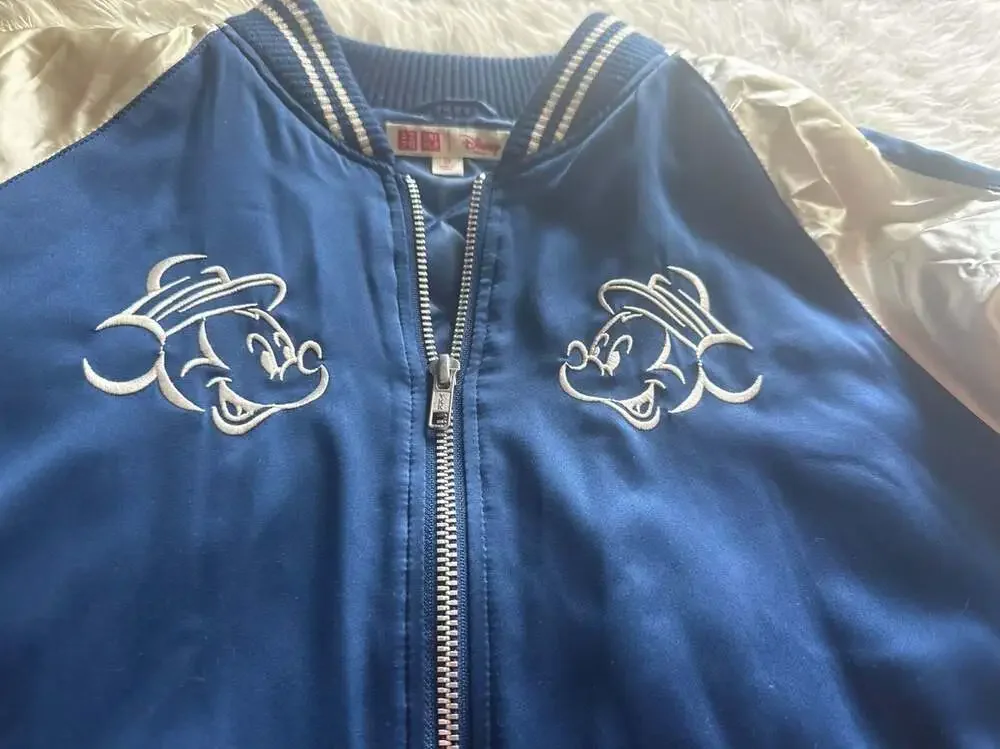 Uniqlo x‎ Disney Kids Mickey Mouse Tokyo Sukajan Bomber Jacket